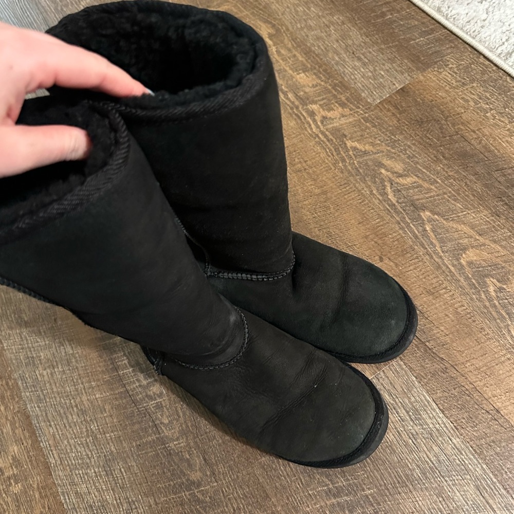 Tall Ugg Australia black boots